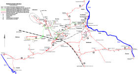 Streckennetz der Waldeisenbahn